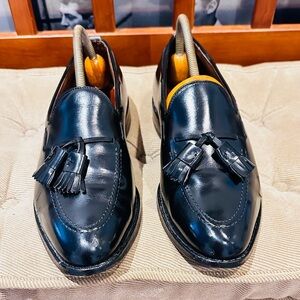 Classic Black Tassel Loafers